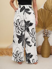 Women Pants - 白色 - 查看 3