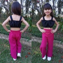 Young Girls Blouses - 黑色 - 查看 1