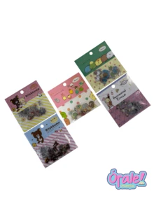 Mini stickers kawaii 80 piezas - Rosa - Ver 2