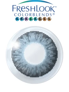 Fresh Look Pupilentes Fashion Colors With Case Included. - Dark Grey - View 2