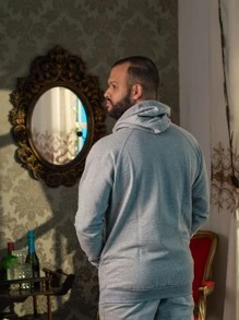 Men Sweatshirts - 灰色 - 查看 2