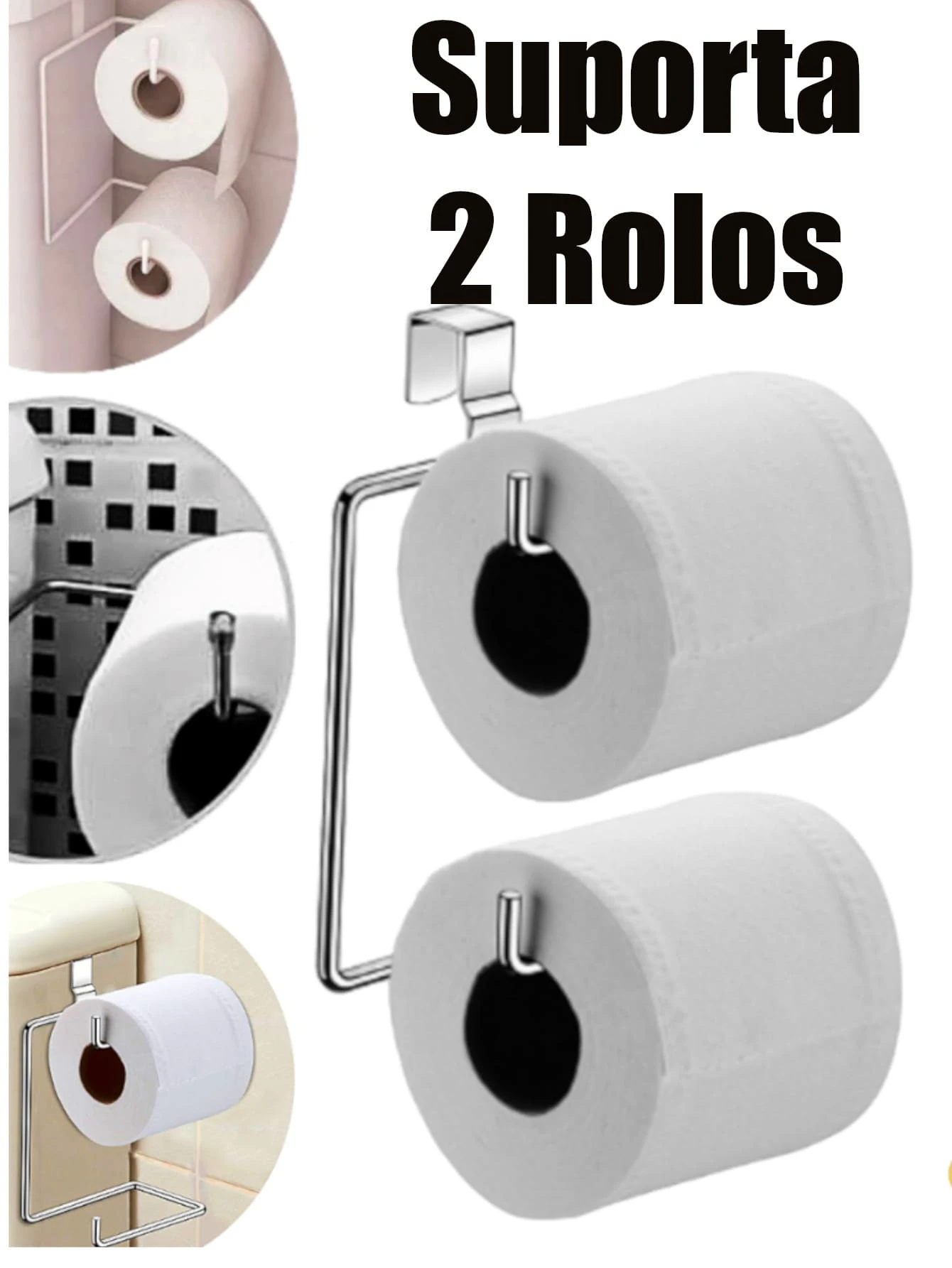 Toilet Paper Holders - 銀色 - 查看 1