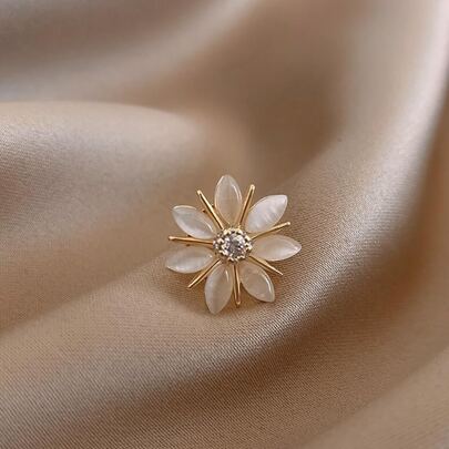 Strass Blumen Design Brosche, Valentinstag, Muttertag, Geschenk für Mutter