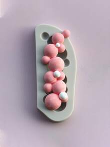 1pc Half Sphere Silicone Mold - Grey - View 3