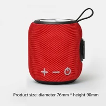 戶外無線迷你揚聲器便攜式 Ipx6 防水 3d 立體聲環繞 Tf Fm Aux Bt 手機揚聲器 - 紅色 - 查看 3