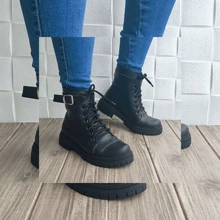 Women Fashion Boots - Black - View 2