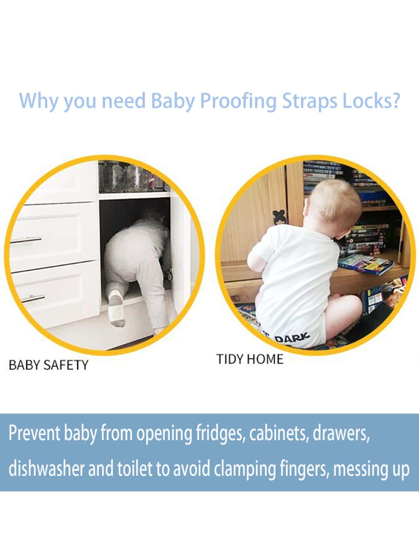 Baby Safety Lock For Everyday Protection. Suitable For