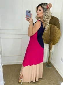 Women Dresses - 藍色 - 查看 2