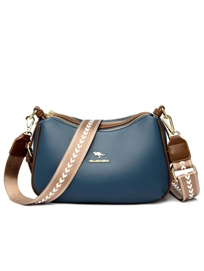 女士时尚复古多口袋手提女包，聚会外出，购物，单肩斜挎包，新款时尚百搭复古 PU 斜挎包复古单肩包女士时尚手提包通勤钱包，女士包包优雅、奢华