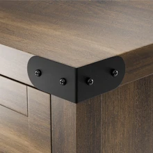 Flamaker Furmax Floor Storage Accent Cabinet Kitchen Sideboard Buffet Cabinet With Drawer And Adjustable Shelf Barn Door Storage Cabinet For Kitchen, Dining Room, Bathroom, Entryway - Brown - View 3