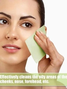 100 piezas/Caja Limpiador facial Papel absorbente de aceite, Papeles absorbentes faciales, Para absorber el aceite facial Papel suave portátil con fragancia, Papel absorbente de doble cara para piel grasa, Herramienta cosmética, Papel secante con diseño de fácil apertura, Herramienta de maquillaje, Cuidado de la piel, Decoración de la habitación, Decoración del hogar, Decoración del dormitorio, Baño, Regalos de Navidad, Decoración del baño, Viaje, Artículos de viaje, Boda, Fiesta de Navidad, Regalos para mamá, Hogar, Habitación, Decoración de la casa, Regalo de Navidad, Regalos para mamá, Cumpleaños, Decoración de la habitación rosa, Decoración de la sala de estar, Dormitorio, Regalos para hombres, Regalos para papá, Hongo, Año Nuevo, Mamá, Accesorios, Regalos para papá, Amigos, Regalo divertido - verde menta - Ver 2