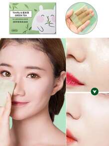 100 piezas/Caja Limpiador facial Papel absorbente de aceite, Papeles absorbentes faciales, Para absorber el aceite facial Papel suave portátil con fragancia, Papel absorbente de doble cara para piel grasa, Herramienta cosmética, Papel secante con diseño de fácil apertura, Herramienta de maquillaje, Cuidado de la piel, Decoración de la habitación, Decoración del hogar, Decoración del dormitorio, Baño, Regalos de Navidad, Decoración del baño, Viaje, Artículos de viaje, Boda, Fiesta de Navidad, Regalos para mamá, Hogar, Habitación, Decoración de la casa, Regalo de Navidad, Regalos para mamá, Cumpleaños, Decoración de la habitación rosa, Decoración de la sala de estar, Dormitorio, Regalos para hombres, Regalos para papá, Hongo, Año Nuevo, Mamá, Accesorios, Regalos para papá, Amigos, Regalo divertido - verde menta - Ver 4