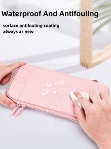 Storage Bag Case Compatible With Switch And Switch Lite Switch OLED Switch 2 Switch2 - Baby Blue - View 2