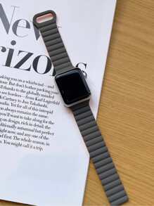 1 Piece Unisex Silicone Magnetic Loop Strap Compatible With Apple Watch Band, 38mm 40mm 41mm 42mm 44mm 45mm 46mm 49mm For Apple Watch Series Ultra/10/9/SE/8/7/6/5/4/3/2/1