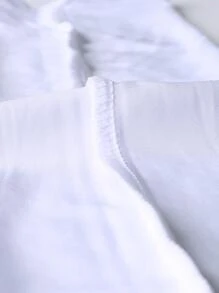 Mangas de protección solar anti-UV 1 par de unicolor en poliéster para protección de brazos contra el sol - Blanco - Ver 9