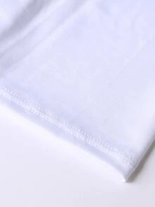 Mangas de protección solar anti-UV 1 par de unicolor en poliéster para protección de brazos contra el sol - Blanco - Ver 8