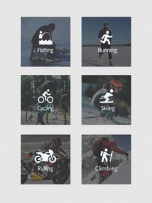 Mangas de protección solar anti-UV 1 par de unicolor en poliéster para protección de brazos contra el sol - Blanco - Ver 10