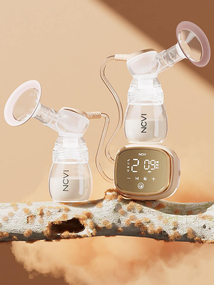 NCVI electric double breast pump - Yellow - View 1