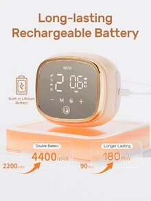 NCVI electric double breast pump - Yellow - View 7