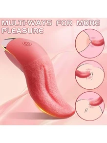 Spielzeug für Erwachsene, Sexspielzeug, Vibrator, Spielzeug für Erwachsene, Dildos, Vibratoren, Dildos, Frauenspielzeug, sexuelles Wohlbefinden, Vergnügen für Erwachsene, Frauen Sexprodukte für Erwachsene, Masturbator, 10 Frequenz Mehrgeschwindigkeits realistischer Zungenvibrator, USB Aufladung, wasserdichtes Spielzeug, Frauen Klitoris, vaginale Stimulation, kann sexuelle Produkte für den Innen  und Außenbereich sein