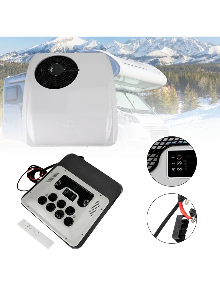 Rooftop RV Heat Pump AC Unit Dual Heater Cooling Non-Ducted for Campers  Trailers | SHEIN USA