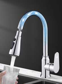 1 pezzo Prolunga per rubinetto da cucina con convertitore universale e valvola di chiusura, accessorio tubo flessibile per lavandino, anti-schizzi, potenziamento della pressione, decorazione per casa e bagno, decorazione autunnale, ritorno a scuola