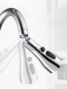 1 pezzo Prolunga per rubinetto da cucina con convertitore universale e valvola di chiusura, accessorio tubo flessibile per lavandino, anti-schizzi, potenziamento della pressione, decorazione per casa e bagno, decorazione autunnale, ritorno a scuola