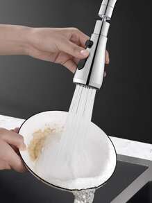1 pezzo Prolunga per rubinetto da cucina con convertitore universale e valvola di chiusura, accessorio tubo flessibile per lavandino, anti-schizzi, potenziamento della pressione, decorazione per casa e bagno, decorazione autunnale, ritorno a scuola