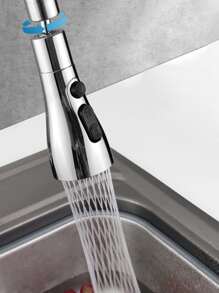 1 pezzo Prolunga per rubinetto da cucina con convertitore universale e valvola di chiusura, accessorio tubo flessibile per lavandino, anti-schizzi, potenziamento della pressione, decorazione per casa e bagno, decorazione autunnale, ritorno a scuola