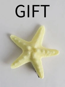 合成無膠耐熱纖維頭髮26英寸長波浪紅色美人魚角色扮演假髮帶海星髮夾女式女孩成人或兒童公主裝扮假髮帶劉海適合化裝萬聖節服裝派對道具和1入組假髮帽 - 紅色 - 查看 7