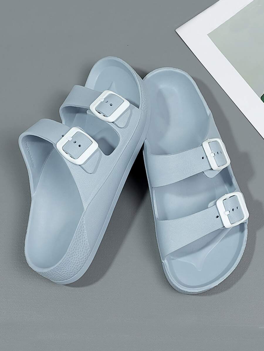 Sandalias de playa de mujeres ligero exterior de dos manera agotador - Celeste - Ver 1