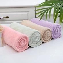1pc Solid Color Thickened Hair Drying Cap, Quick Drying & Water Absorbing Hair Towel, Cute & Non-Shedding Back To School
