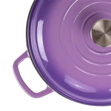 Purple Home Use Cast Iron Pot - Purple - View 8