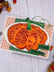 1pc Pumpkin Pattern Diy Cutting Mold - Silver - View 3