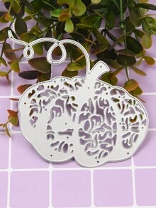 1pc Pumpkin Pattern Diy Cutting Mold - Silver - View 5