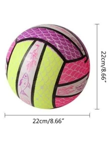 pelota de luz led 1pza luminosa para fiesta regalo juego  22cm - Multicolor - Ver 3