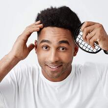 Swist 梳子，头发海绵刷升级版扭梳，比头发海绵更适合男女卷发（黑色） - 黑色 - 查看 5