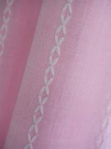 Pink Tassel Curtains For Bedroom - Pink - View 9