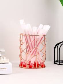 10pcs/Set Simple Transparent Frosted Neutral Pens Stationery Fresh And Simple Watercolour Pen 0.5mm Fountain Pen Office Pen - Red - View 4