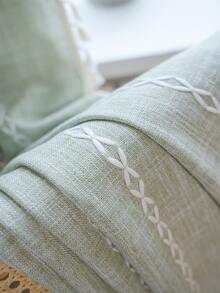 Bohemian Style Green Tassel Curtain - Green - View 6