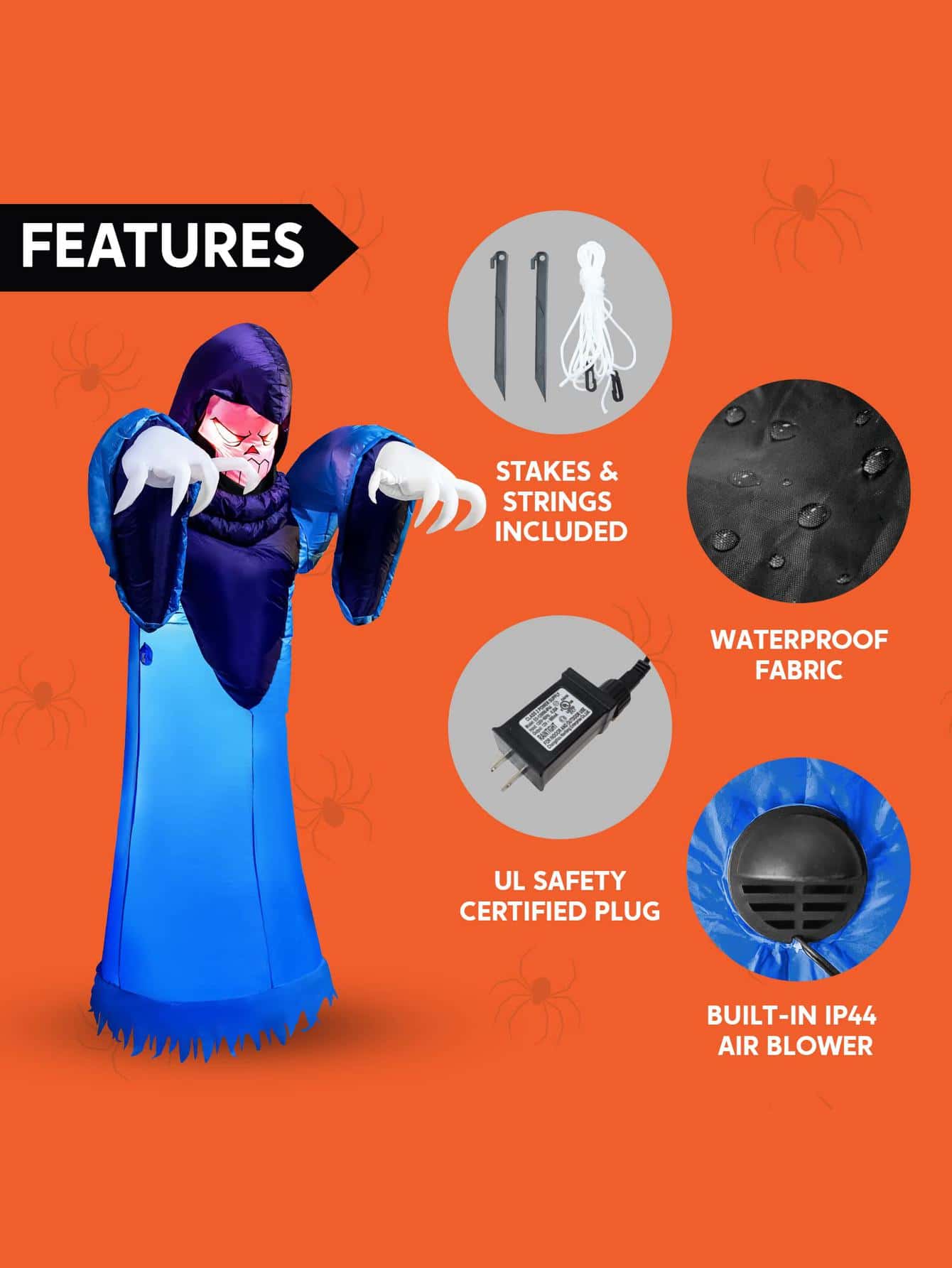 Matasuegras - Azul - Añade 6