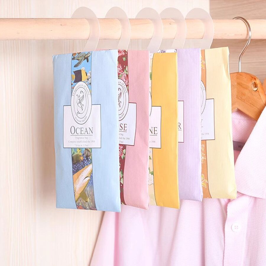 家庭壁櫥香氛香包適用於衣服和鞋,帶持久薰衣草香味