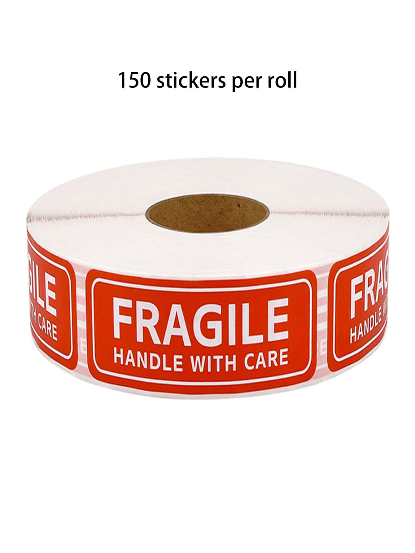 1 Roll Fragile Warning Sticker Label, Handle With Care, For Shipping And Packaging Label - Multicolor - View 1