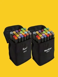 1件套混色記號筆 - 黑色 - 查看 2