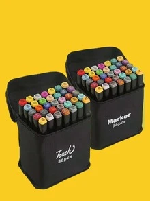 1件套混色記號筆 - 黑色 - 查看 3