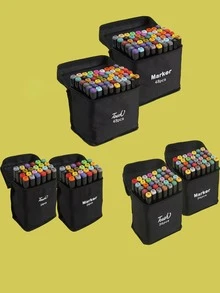 1件套混色記號筆 - 黑色 - 查看 1