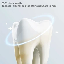 50g 牙齿美白粉仿珍珠精华天然牙齿牙膏牙刷套装口腔卫生亮白粉牙膏去除牙菌斑 - 淺藍色 - 查看 7