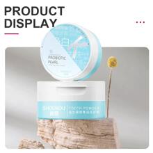 50g 牙齿美白粉仿珍珠精华天然牙齿牙膏牙刷套装口腔卫生亮白粉牙膏去除牙菌斑 - 淺藍色 - 查看 2