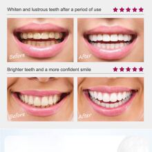 50g 牙齿美白粉仿珍珠精华天然牙齿牙膏牙刷套装口腔卫生亮白粉牙膏去除牙菌斑 - 淺藍色 - 查看 5