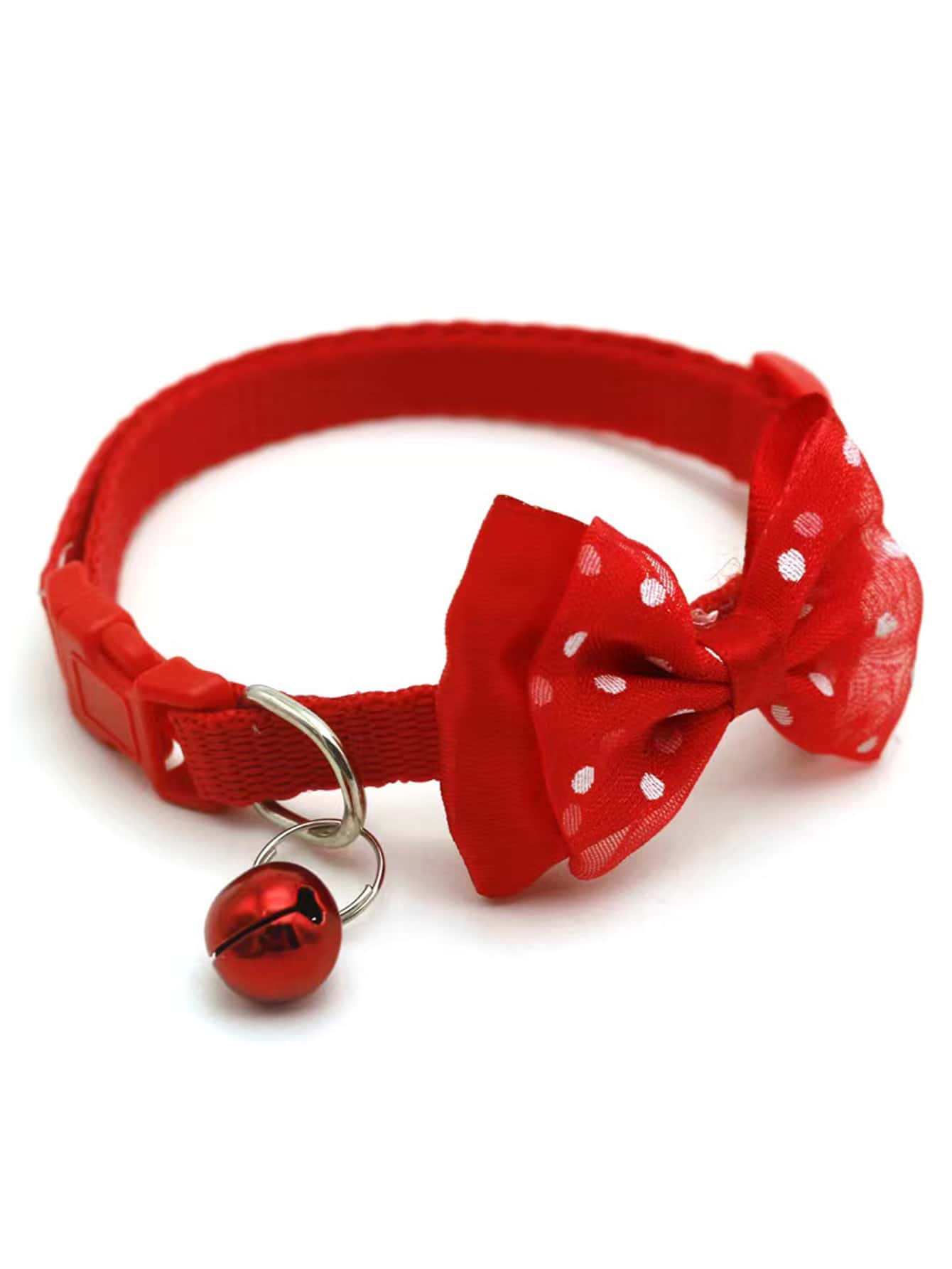 de mascota con lazo campana cuello - Rojo - Ver 1